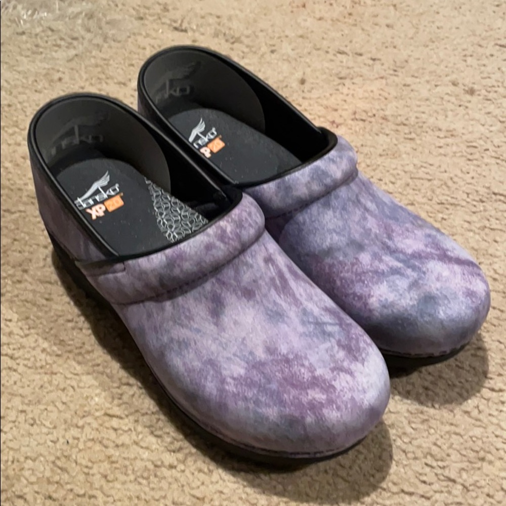 Dansko XP 2.0 Slate Marled Nubuck Clogs